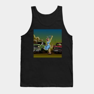 The Gasoline Queen or Race at Twilight grosvenordesign grosvenor John Tank Top